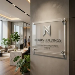 Acrylic Office Signage Package